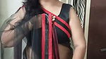black net saree draping video⧸aaj mere hubby ne dinner plan Kiya usi ke liye ye ready Hui h.
