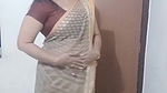 kruti Patel with saree drapping in Gujarati styl.