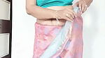 paryusan parv ke dusare din ka look ⧸mene pahena silk saree kesi lg rhi hu.