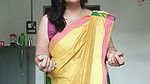 paryusan parv ke tisare din ka look ⧸mene pahena silk saree kesi lg rhi hu？⧸saree draping⧸26Augus.