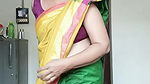 paryusan parv ke tisare din ka look ⧸mene pahena silk saree kesi lg rhi hu？⧸saree draping⧸26Augus.