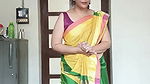 paryusan parv ke tisare din ka look ⧸mene pahena silk saree kesi lg rhi hu？⧸saree draping⧸26Augus.