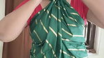 saree draping video 2⧸saree convert in to evening gown .