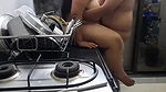 Chubby aunty Fucking in kitchen