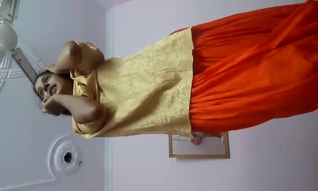Gf wearing her dress after sex session