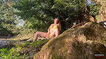 Beauty with Big Tits Musturbates on the River When She Notices a Strangerman on Her and Decides to Let Him Fuck Her in All Holes