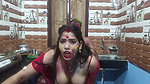 Beautiful Bengali Bhabhi Enjoy Holi Special with Her Neighbours Applied Lot of Colors in Hindi