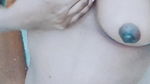 Boobs massage and pressing itself it’s so hotty part2.