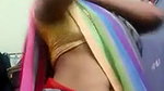 Desi village aunty open her sare