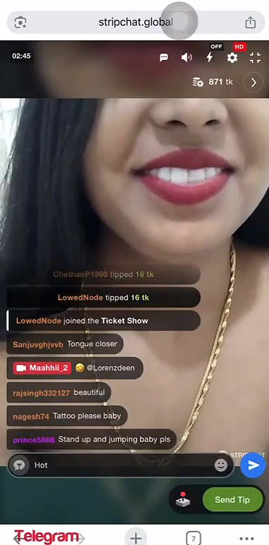 Maahhii_2 (2) Ticket show face show and pussy rubbing