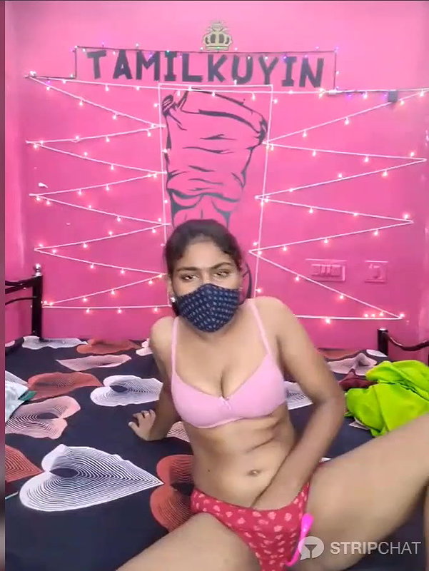 Tamilkuyin (21) pussy fingering in panty