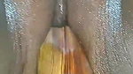 Desi indian bhabhi enjoying musturbating by stick.