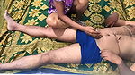 Desi Indian bhabhi – body massage and fucking.