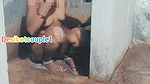 Desi Indian village wife bathing and urinating.