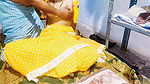 Desi Indian village wife fucking in yellow sari.