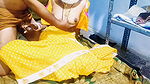 Desi Indian village wife fucking in yellow sari.