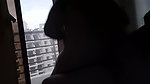 Fucking on the balcony for a view clear audio.