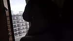 Fucking on the balcony for a view clear audio.