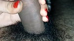 Girl friend kissing dick.