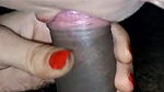 Girl friend kissing dick.