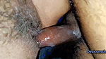 Hot desi pussy bhabhi creampi over her hot hairy pussy.