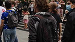 Night city masturbation. Public cumshot_7e37b0db