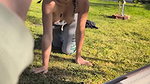 Slut anal sex and blindfold in public_17d1336e