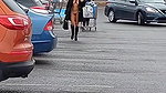 Scrubbing her tits on 1000 things in public_f819c704