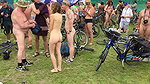 A girl is joining dogging public sex orgy with strangers in the middle of action_4bea6c7c