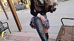 Amateur outdoor peeing in public park_2636c398