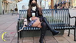 Amateur outdoor peeing in public park_2636c398