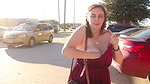 beautiful young woman showing off and urinating in public_4d5a331b