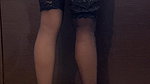 Big-Ass Babe in Leather Shorts Rides Dildo for Public Webcam Orgasm_a76613d5