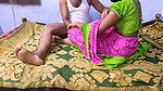 Indian village couple in green colour saree HD xxx.