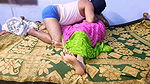 Indian village couple in green colour saree HD xxx.