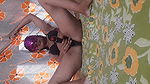Kolkata_Shy_Boudi Masturbating her Small Pussy with Big Black Vibrating Dildo.