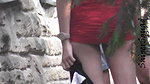 Tattooed big tits Babe Strips in Public_eca5a8e5