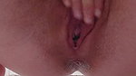 Amateur girl rubbing pussy and squirting in the bathroom