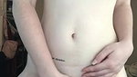 cute amateur horny girl strip teasing and rubbing pussy till squirting orgasm on cam