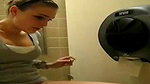 EnigmaEpiphany almost masturbating in public restroom