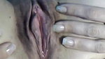fingering wet pussy till pulsating orgasm close up