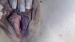 fingering wet pussy till pulsating orgasm close up