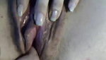 fingering wet pussy till pulsating orgasm close up