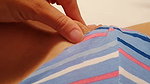 horny amateur girl in sexy panties playing with her wet juicy pussy on cam
