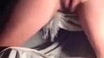 horny amateur girl masturbating no hands and squirting on cam