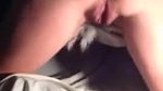 horny amateur girl masturbating no hands and squirting on cam