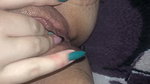 horny amateur girl playing with her wet juicy pussy on cam