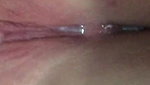 Horny amateur girl rubbing clit and fingering pussy till squirting orgasm on cam close up