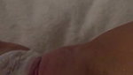 horny amateur girl selfie fingering her pussy till squirting orgasm while listening roommate fucking