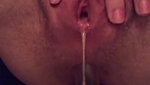 horny amateur girl toying ass and fingering pussy till wet dripping orgasm on cam